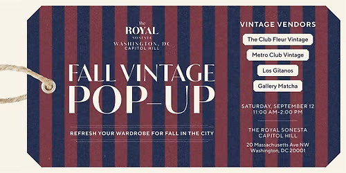 The Royal Sonesta Fall Vintage Popup