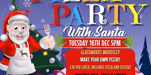\ud83c\udf55\ud83c\udf85Kids Pizza Party with Santa \u2013 The Glassworks Pub\ud83c\udf81