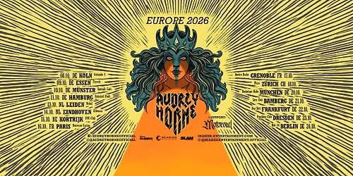 Audrey Horne \/\/ European Album Tour \/\/ Frankfurt