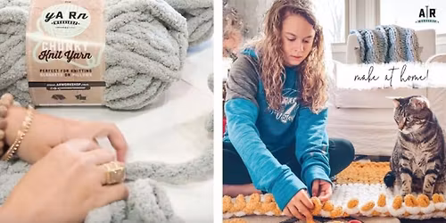 Chunky Knit Blanket Workshop