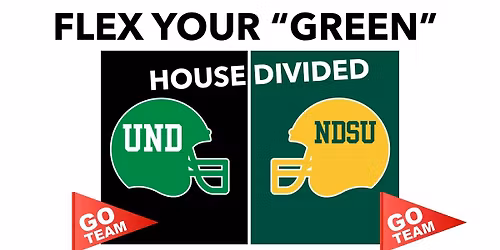 \ud83d\udcaa\ud83c\udfc8 Flex Your Green: UND vs. Bison Showdown!