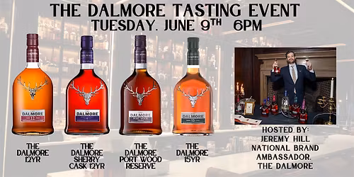 The Dalmore Whisky Tasting with National Brand Ambassador Jeremy Hill