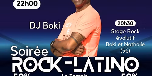 Soir\u00e9e Rock-Latino - Samedi 2 Mai 2026 - Salle Le Temple - Pessac (Bordeaux)