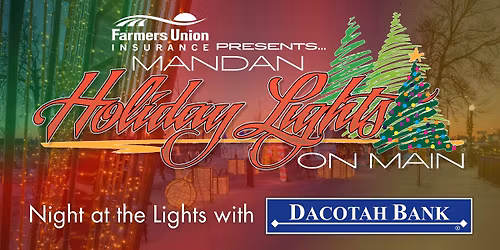 Dacotah Bank- Holiday Lights on Main