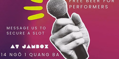 Free Open Mic Friday - 9pm - Late 