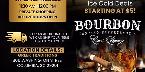 Alpha Traditions Presents: A Bourbon Sip and Liquidation Sale