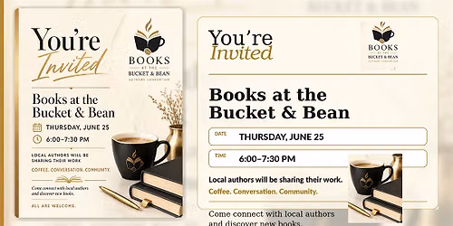 Books at the Bucket & Bean