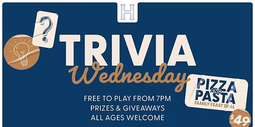 Trivia Wednesday at Hudson