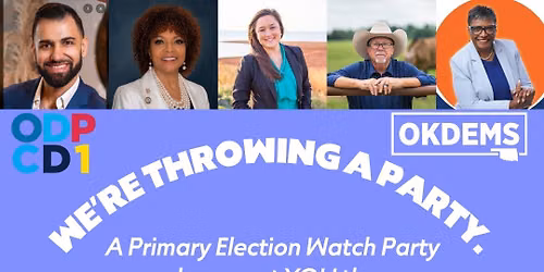 CD1 Primary Election Watch Party