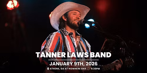 Tanner Laws Band at NoWhere Bar in Athens, GA