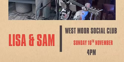 Live Music in the Lounge at West Moor Social Club