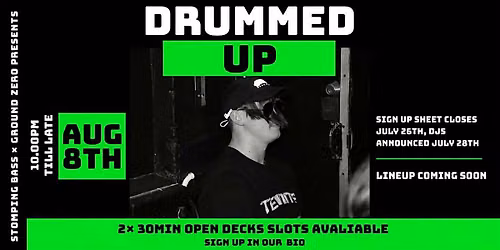 DRUMMED UP