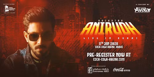 Rockstar Anirudh Live in Dubai