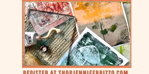 Nature Gel Plate Printing: Friday, July 24th 10:30am-12:00