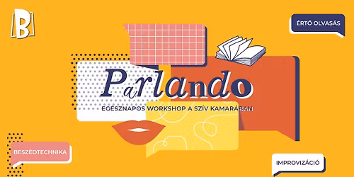Parlando - besz\u00e9dtechnikai-irodalmi workshop