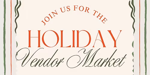 Holiday Vendor Market at The Ink House 