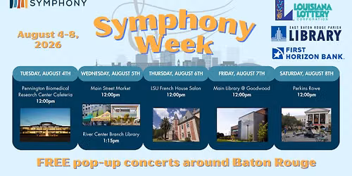 Baton Rouge Symphony Pop Up Performance