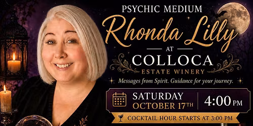 Psychic Medium Rhonda Lilly at Colloca Estate Winery