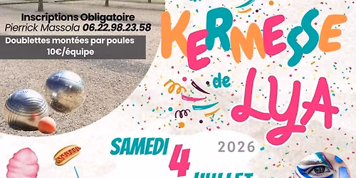 5 ieme \u00e9dition du concours de p\u00e9tanque Un pas avec Lya 