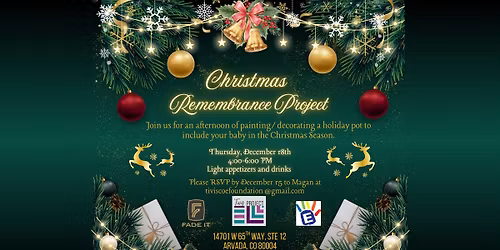 Christmas Remembrance Project - Loss Moms and Dads