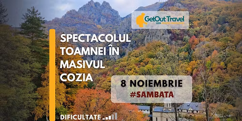 Spectacolul toamnei \u00een Masivul Cozia, Circuit - Traseu Mediu