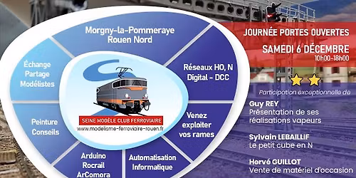 Journ\u00e9e Portes Ouvertes, Seine Mod\u00e8le Club Ferroviaire (dpt76)