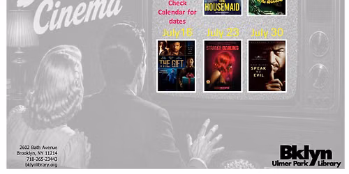Movie Matinee for Adults: Suspenseful Summer