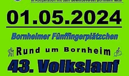 45. Volkslauf - Rund um Bornheim und Weinfest