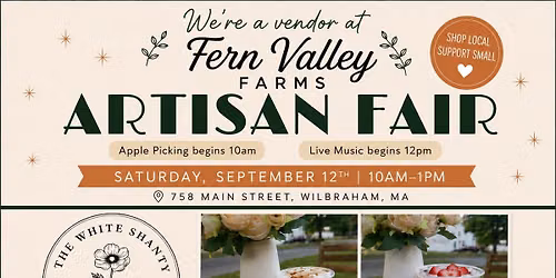 The White Shanty at Fern Valley Artisan Fair \ud83c\udf3f
