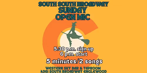 South South Broadway Sunday Open Mic