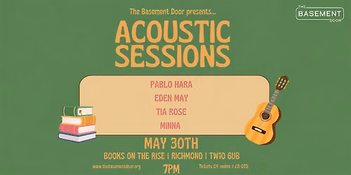 The Basement Door presents Acoustic Sessions at Books on the Rise