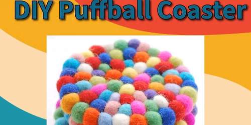 DIY Puffball Coaster