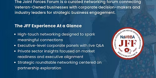 NaVOBA's Joint Forces Forum