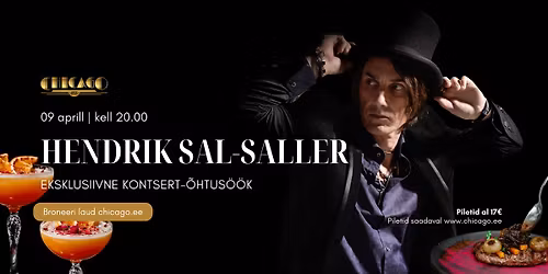 09.04 Hendrik Sal-Salleri akustiline kontsert-\u00f5htus\u00f6\u00f6k | Chicago 1933