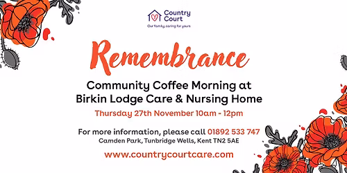 Remembrance Coffee Morning