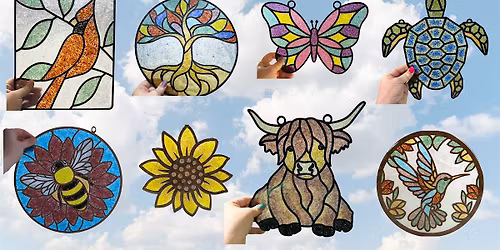 Crushed Glass & Resin Suncatcher Workshop