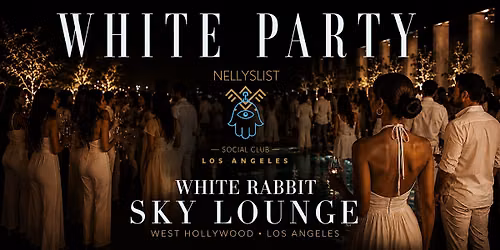 NELLYSLIST Tu B'Av Rooftop White Party - West Hollywood, LA