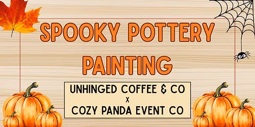 Spooky Pottery Painting with Cozy Panda