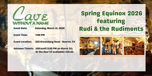 HCCADA Sponsored Tickets to Spring Equinox Concert