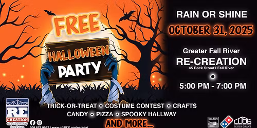 Greater Fall River RE-CREATION's Annual Halloween Party