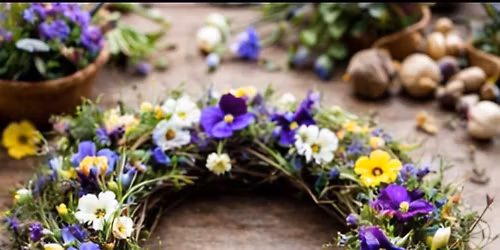 A Living Spring wreath workshop