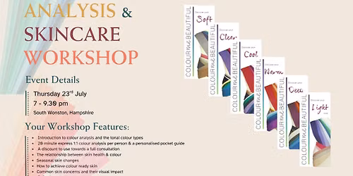 Express Colour Analysis & Skincare Workshop
