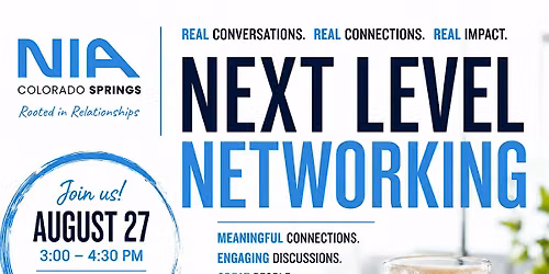 Next Level Networking- by NIA Colorado Springs