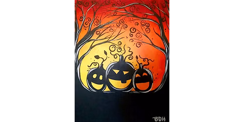 Spooky Jack-o\u2019-Lanterns - Paint and Sip in Orlando | Classpop!\u2122
