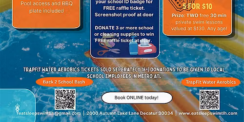 Back 2 School Pool Bash