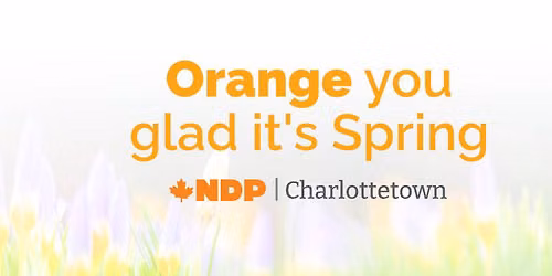 Orange You Glad It's Spring social