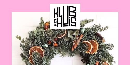 Uitverkocht - workshop kerstkrans maken