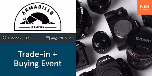 Sell Your Camera Gear (free event-no ticket needed) at Armadillo Camera