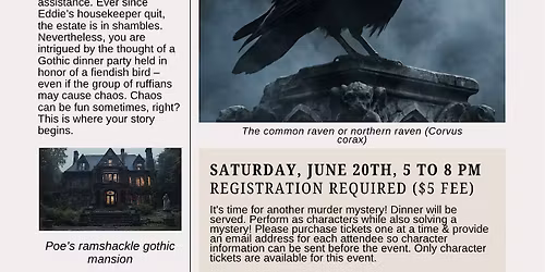 M**der at Poe's Raven Party