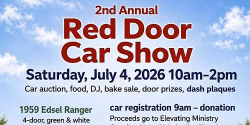 Red Door Church Car Show & auction